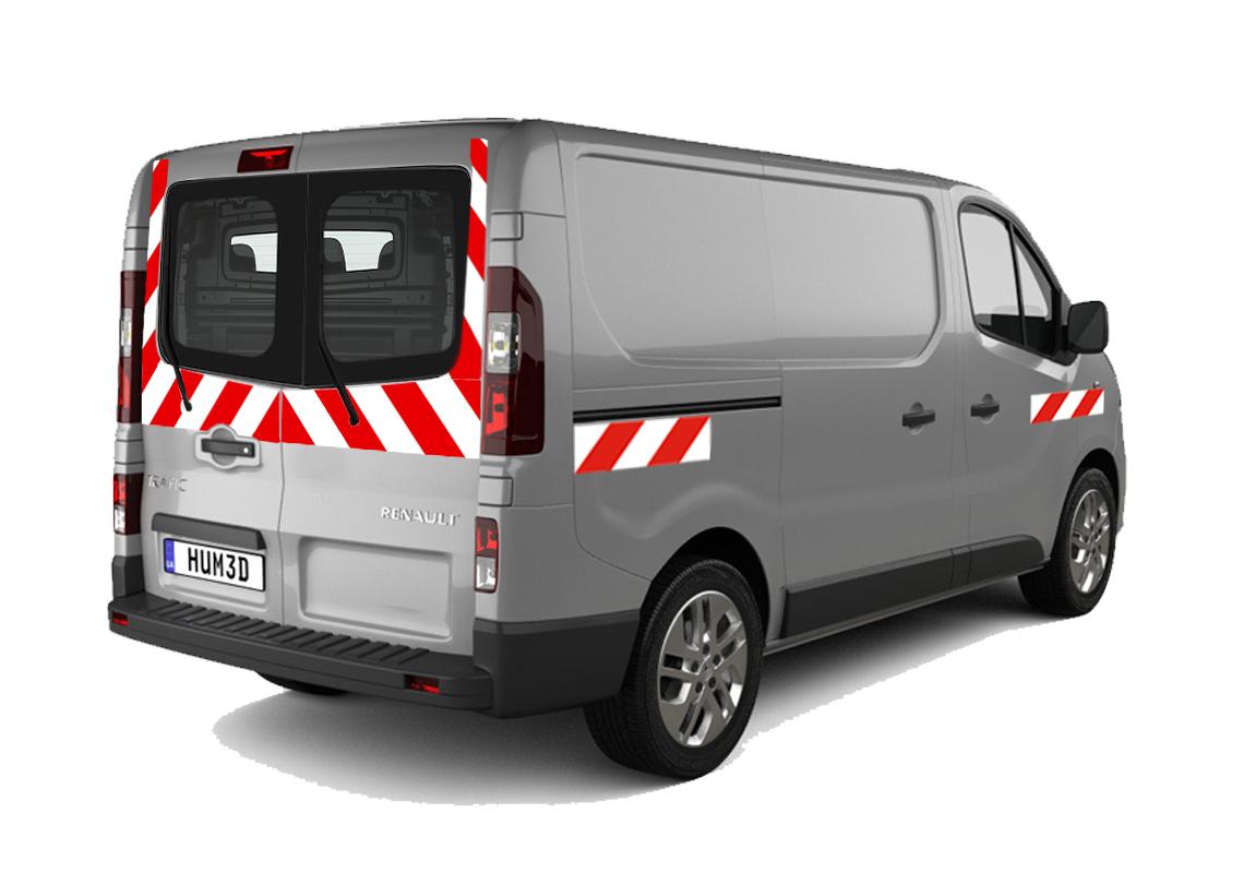 Kit ritroriflettente pretagliato Classe A RENAULT TRAFIC 2014-2019